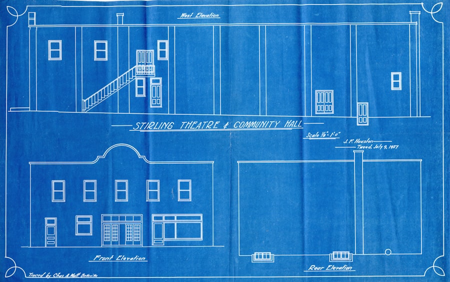 Renovation blueprint