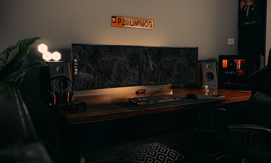 Desk setup