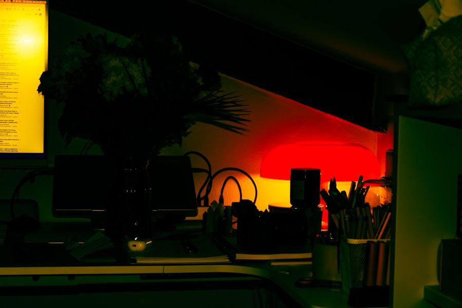 Photo Cozy Workspace