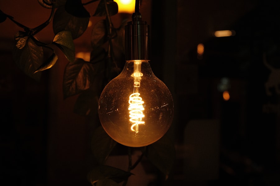 Photo Warm Edison Bulbs