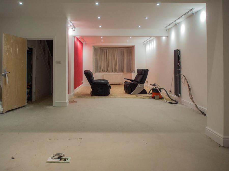 Photo Renovated Basement